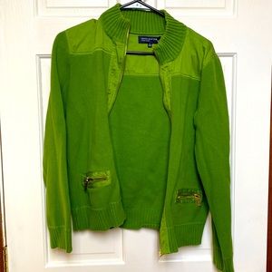 Jones New York Signature Green Jacket - Size Large